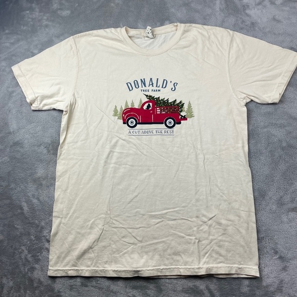 Comfort Colors Tops - Comfort Colors Disney Christmas Donald Duck Short Sleeve Tee Shirt Women's Large